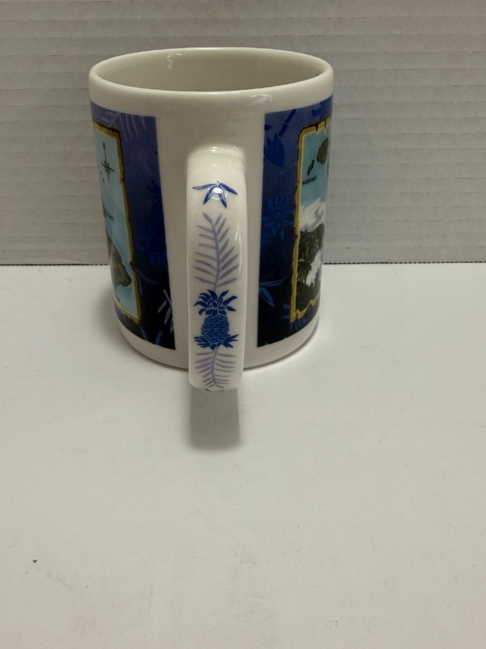 Hawaiian Island Chain Coffee Mug The Islander Group Blue Island Chain Souvenir - Picture 4 of 8